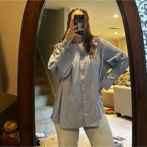 Pinstripe Blouse